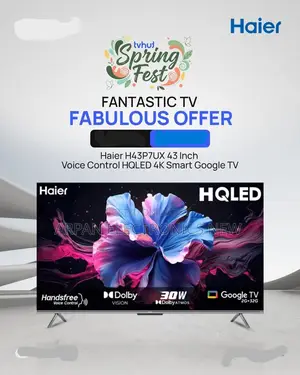 Haier H43p7ux 43 Inch Hqled Smart Google Tv (Emi Available)