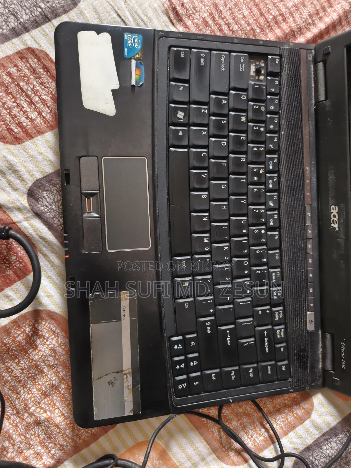 Laptop Acer Extensa 4630Z 2GB Intel Core 2 Duo HDD 512GB