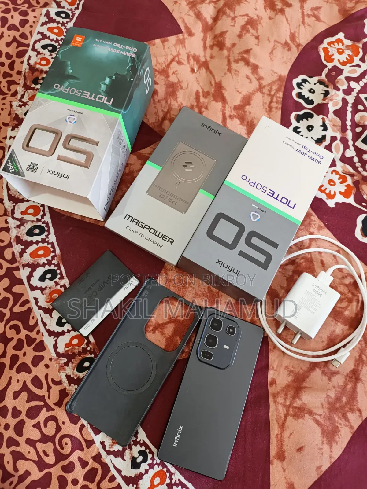 Infinix Note 50 Pro 256 GB Black