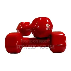 ভিনাইল ডাম্বেল ৩ কেজি জোড়া (মোট ৬ কেজি)
