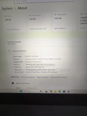 Laptop Lenovo 8GB Intel Core I5 SSD 256GB