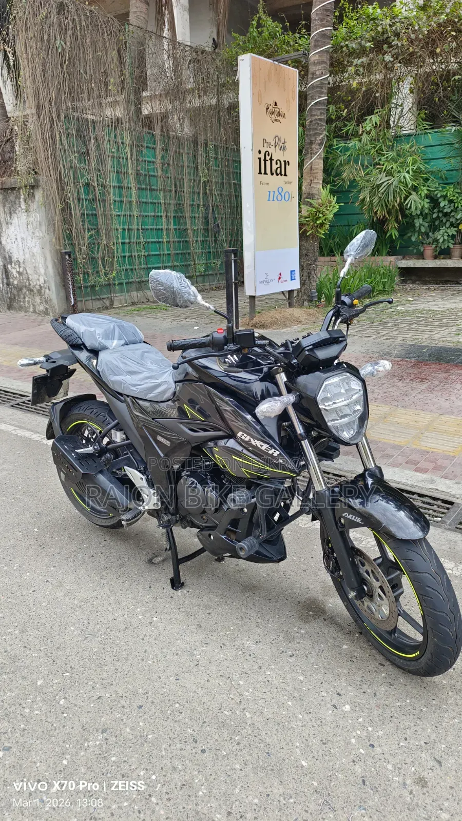 New Suzuki Gixxer Fi ABS 2023 Black