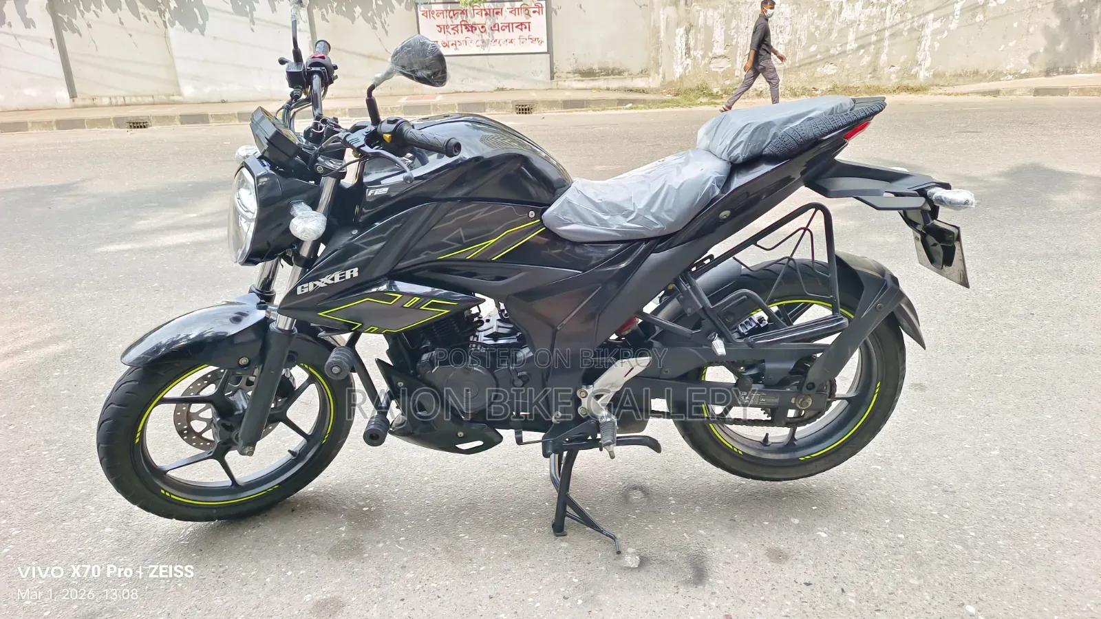 New Suzuki Gixxer Fi ABS 2023 Black