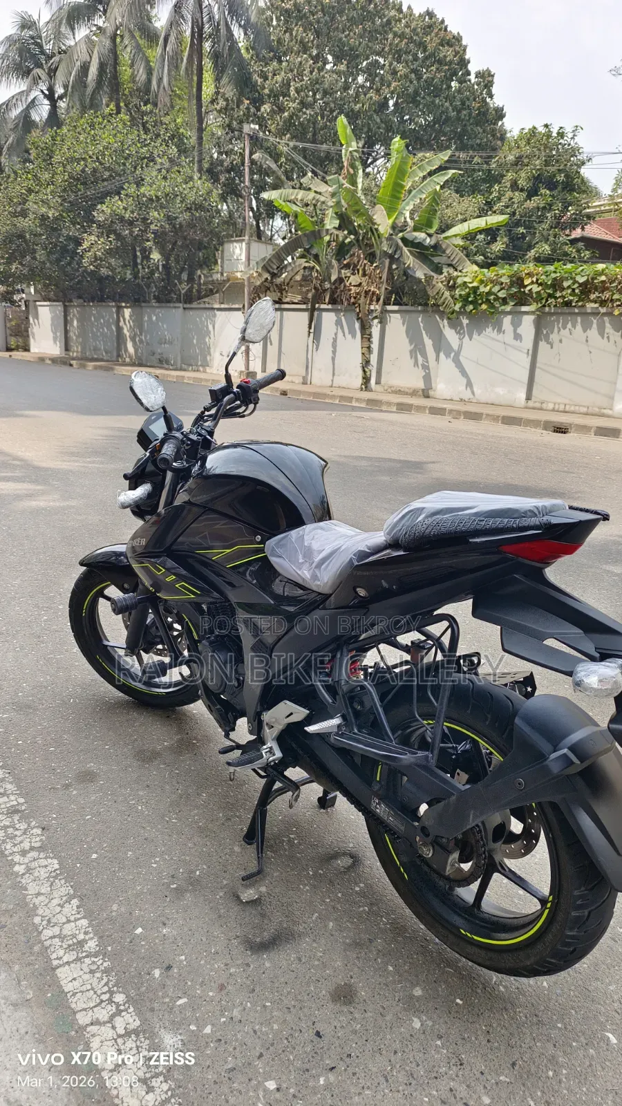 New Suzuki Gixxer Fi ABS 2023 Black