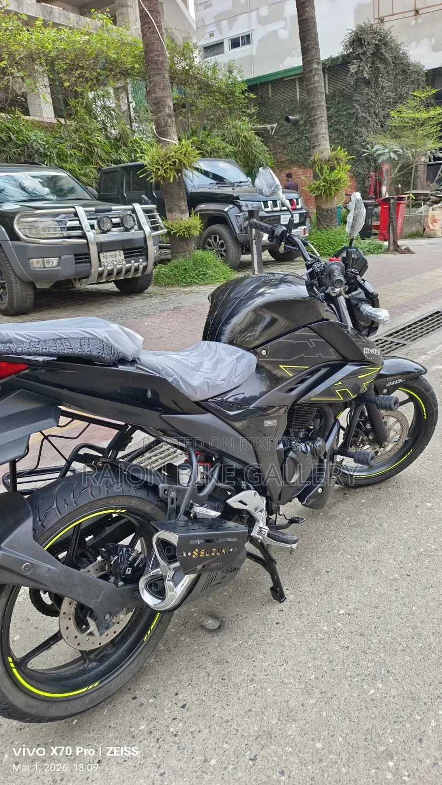 New Suzuki Gixxer Fi ABS 2023 Black
