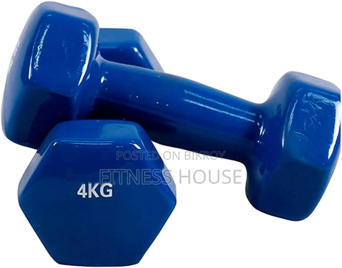 Vinyl Dumbbell 4kg Pair