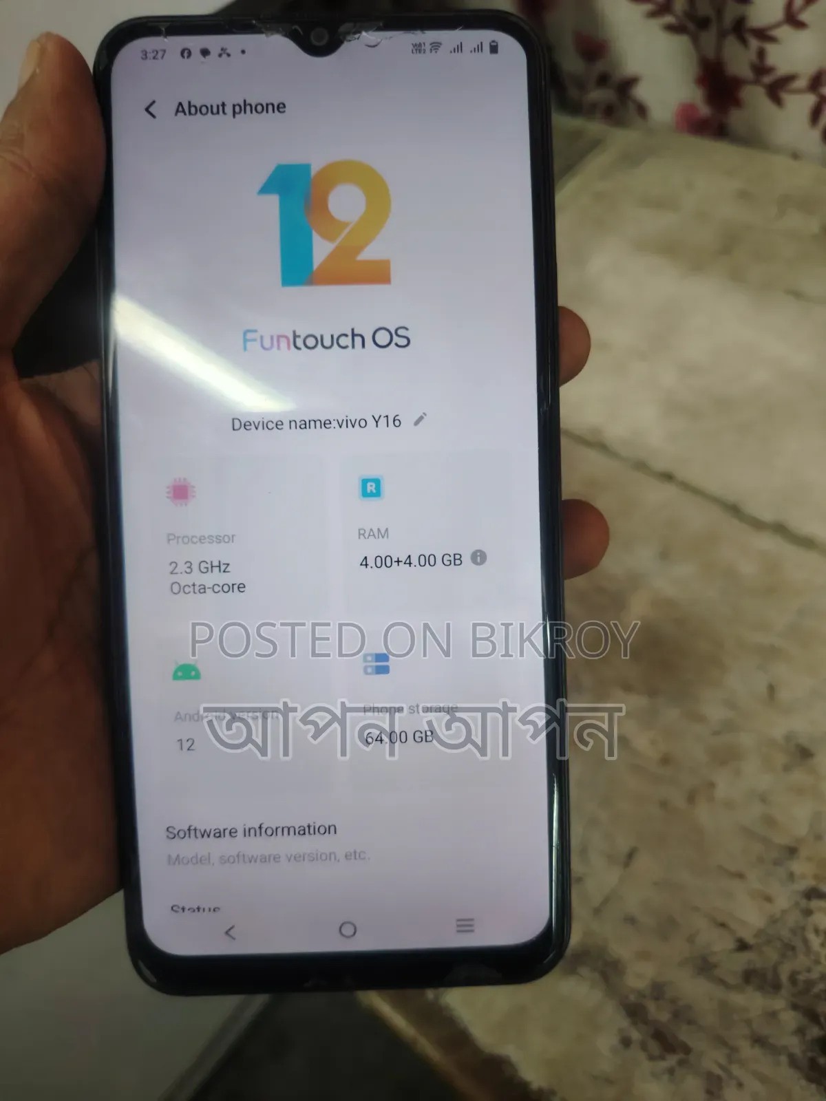 Vivo Y16 64 GB Bronze