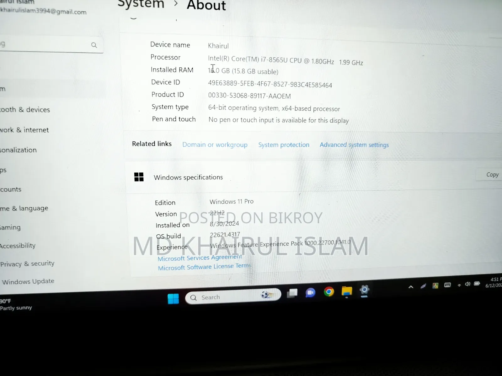 Laptop HP EliteBook 840 G6 16GB Intel Core I7 SSD 512GB