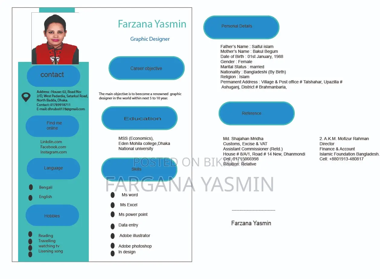 Advertising Marketing CV