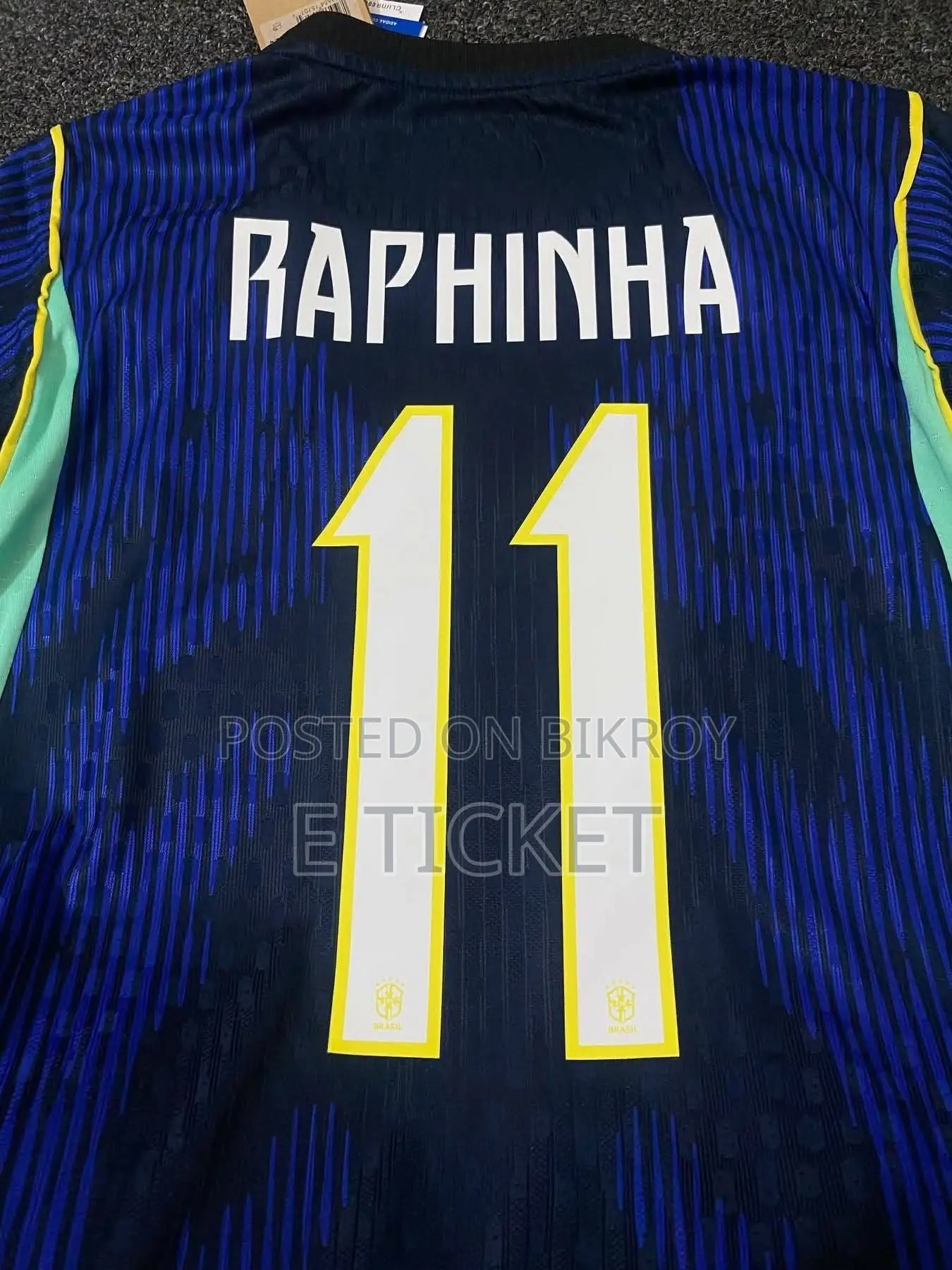 Brazil Away Jersey –2026 World Cup (Player Edition)