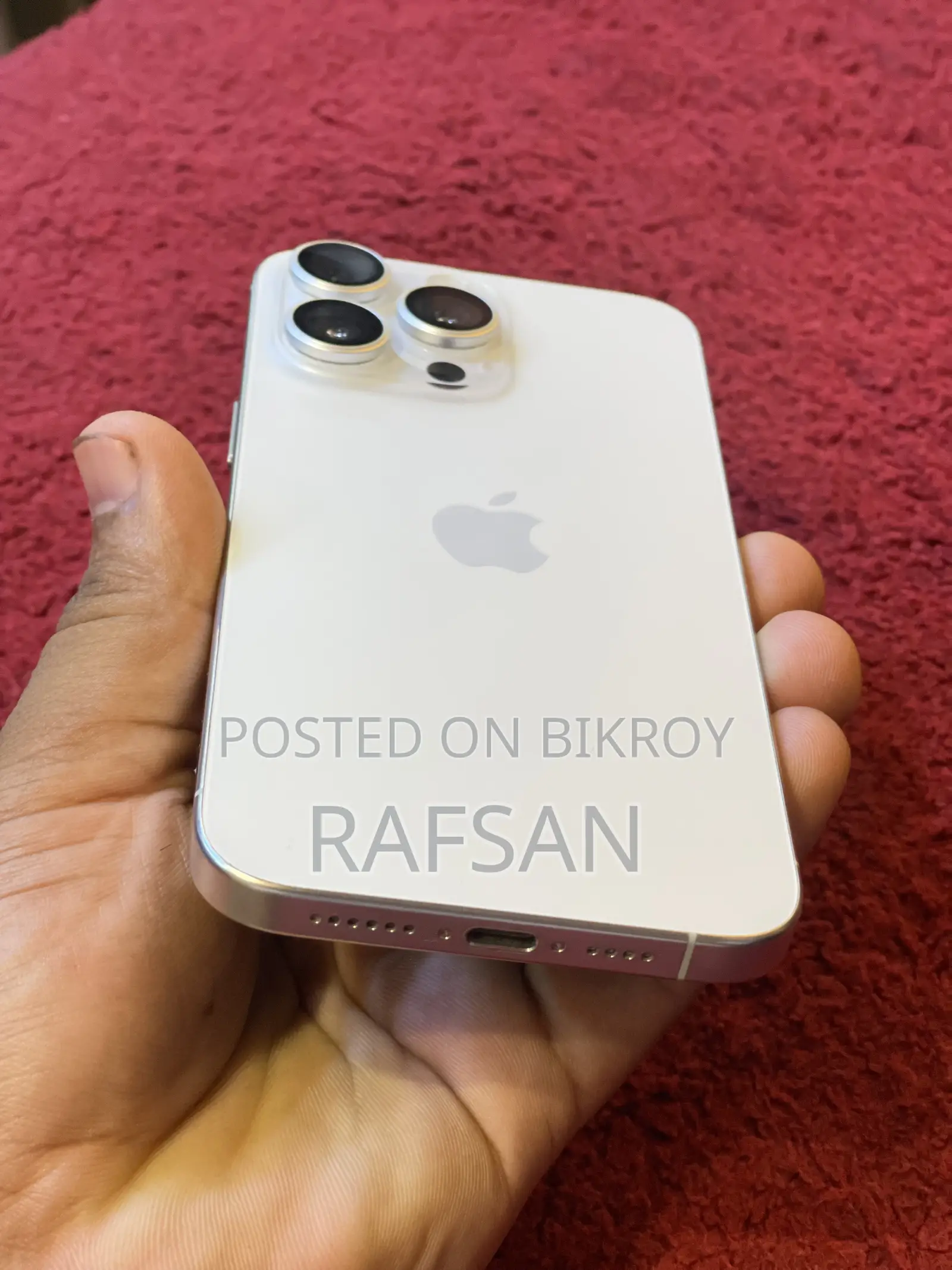 নিউ অ্যাপল আইফোন ১৫ প্রো ম্যাক্স ৫১২ জিবি হোয়াইট