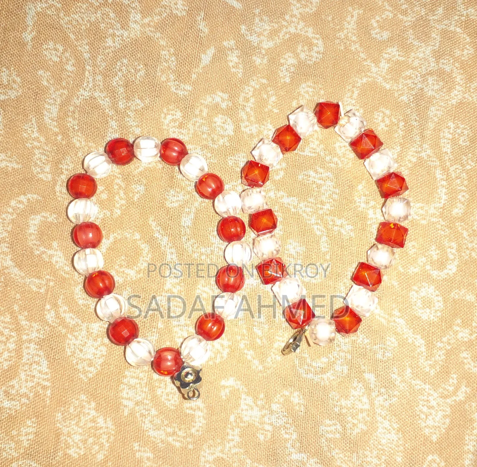 Trendy Crystal Beaded Bracelet - বিভিন্ন কালার এভেইলেবল