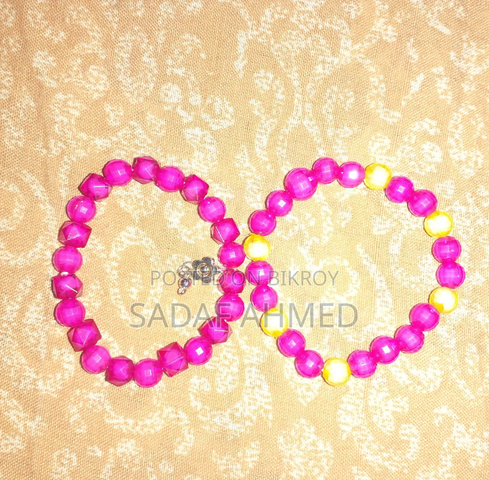 Trendy Crystal Beaded Bracelet - বিভিন্ন কালার এভেইলেবল