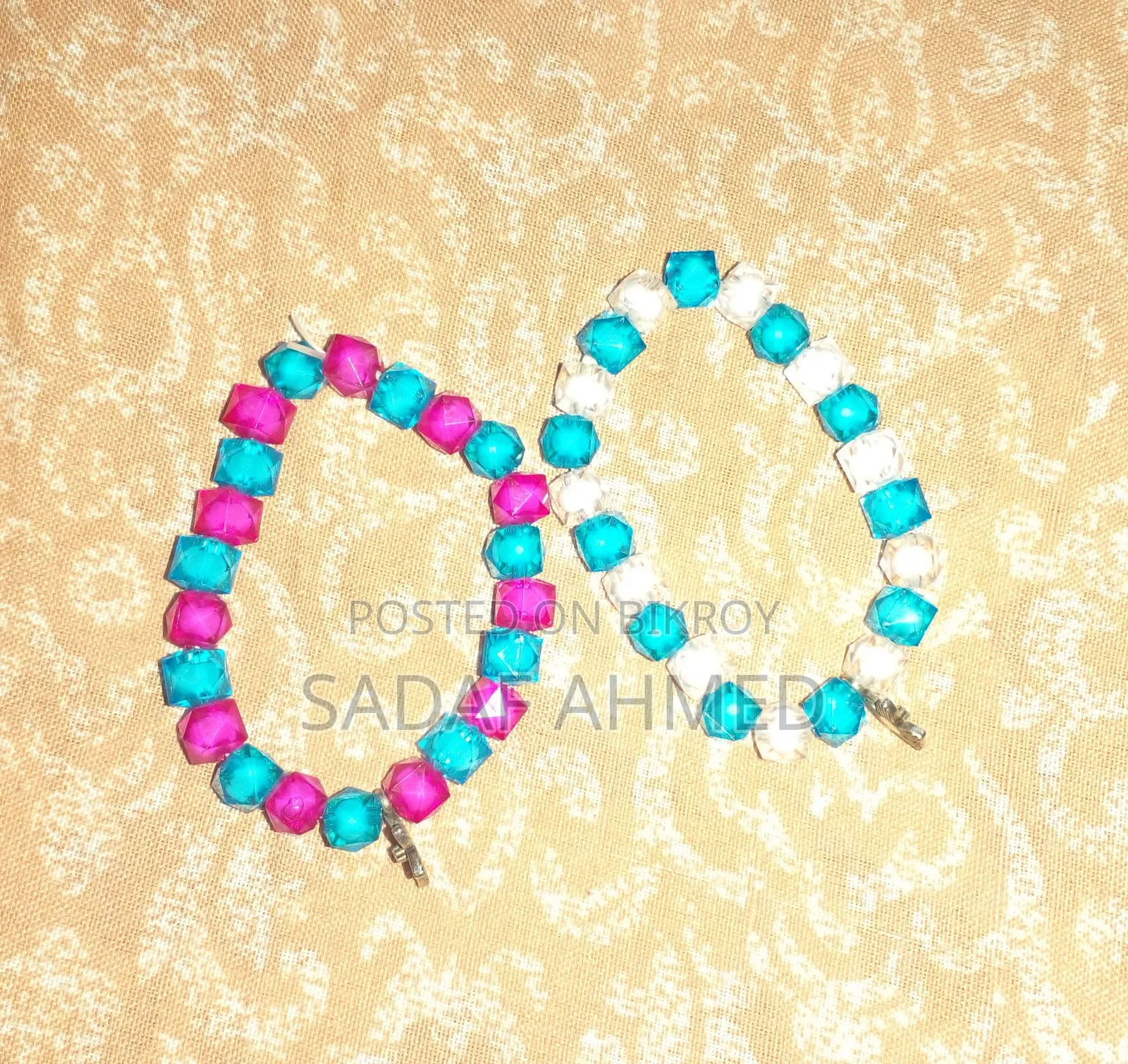 Trendy Crystal Beaded Bracelet - বিভিন্ন কালার এভেইলেবল