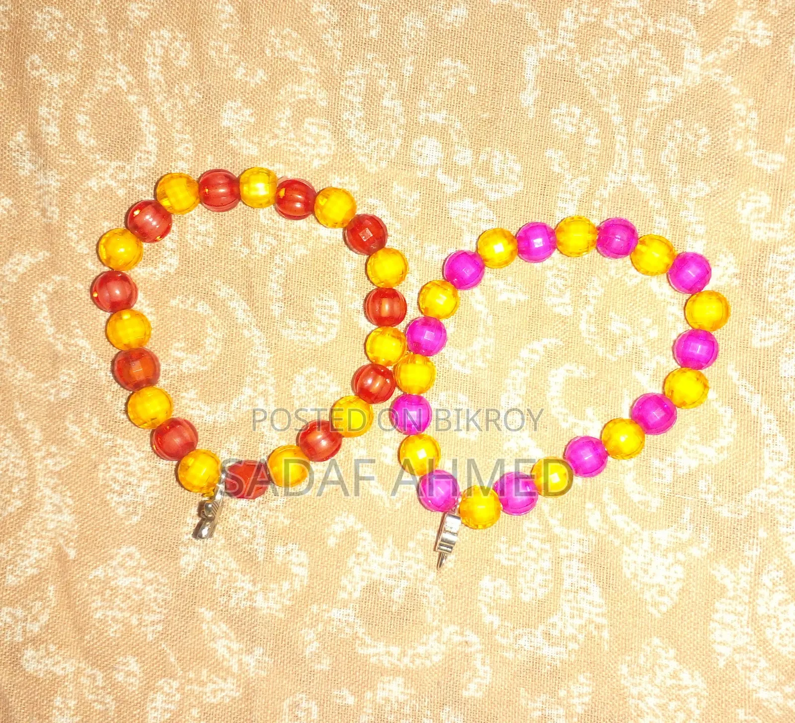 Trendy Crystal Beaded Bracelet - বিভিন্ন কালার এভেইলেবল