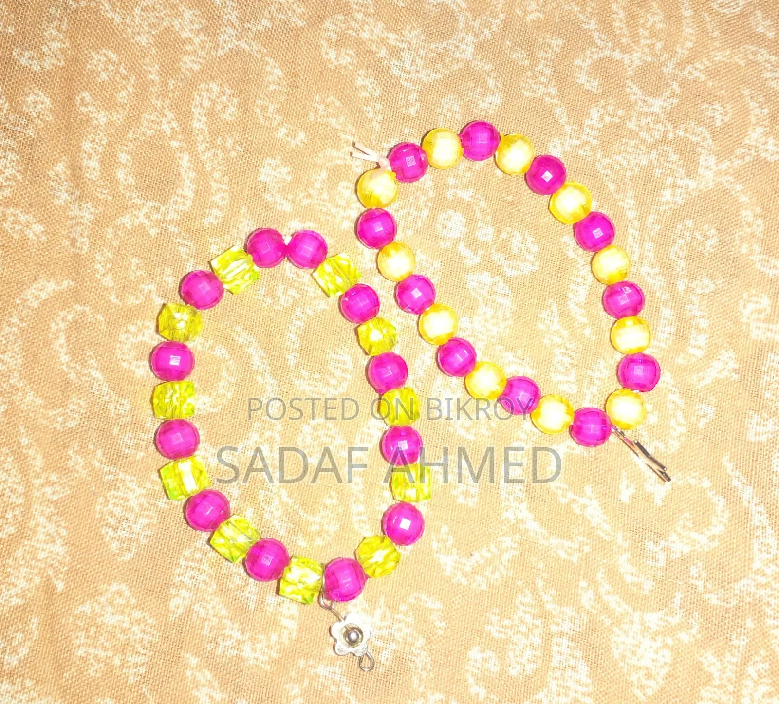 Trendy Crystal Beaded Bracelet - বিভিন্ন কালার এভেইলেবল
