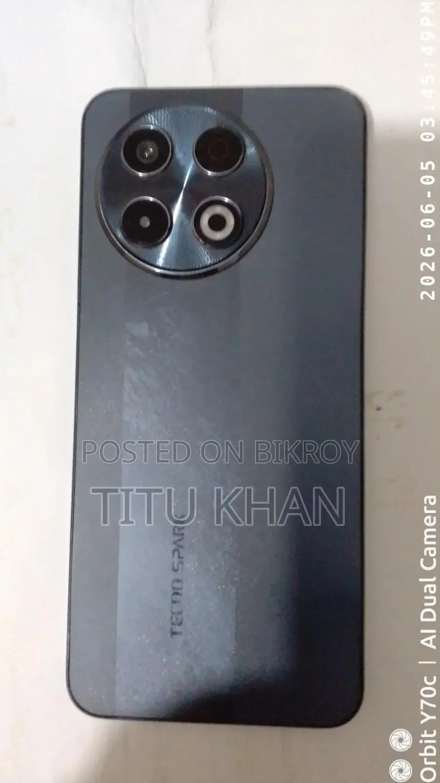 Tecno Spark 30 Pro 256 GB Black