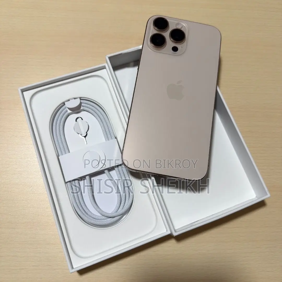 New Apple iPhone 16 Pro Max 256 GB Gold