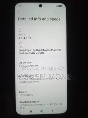 Xiaomi Redmi 15 5G 256 GB Gray