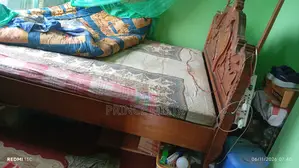 Teak wood bed, 5 feet/7 feet.