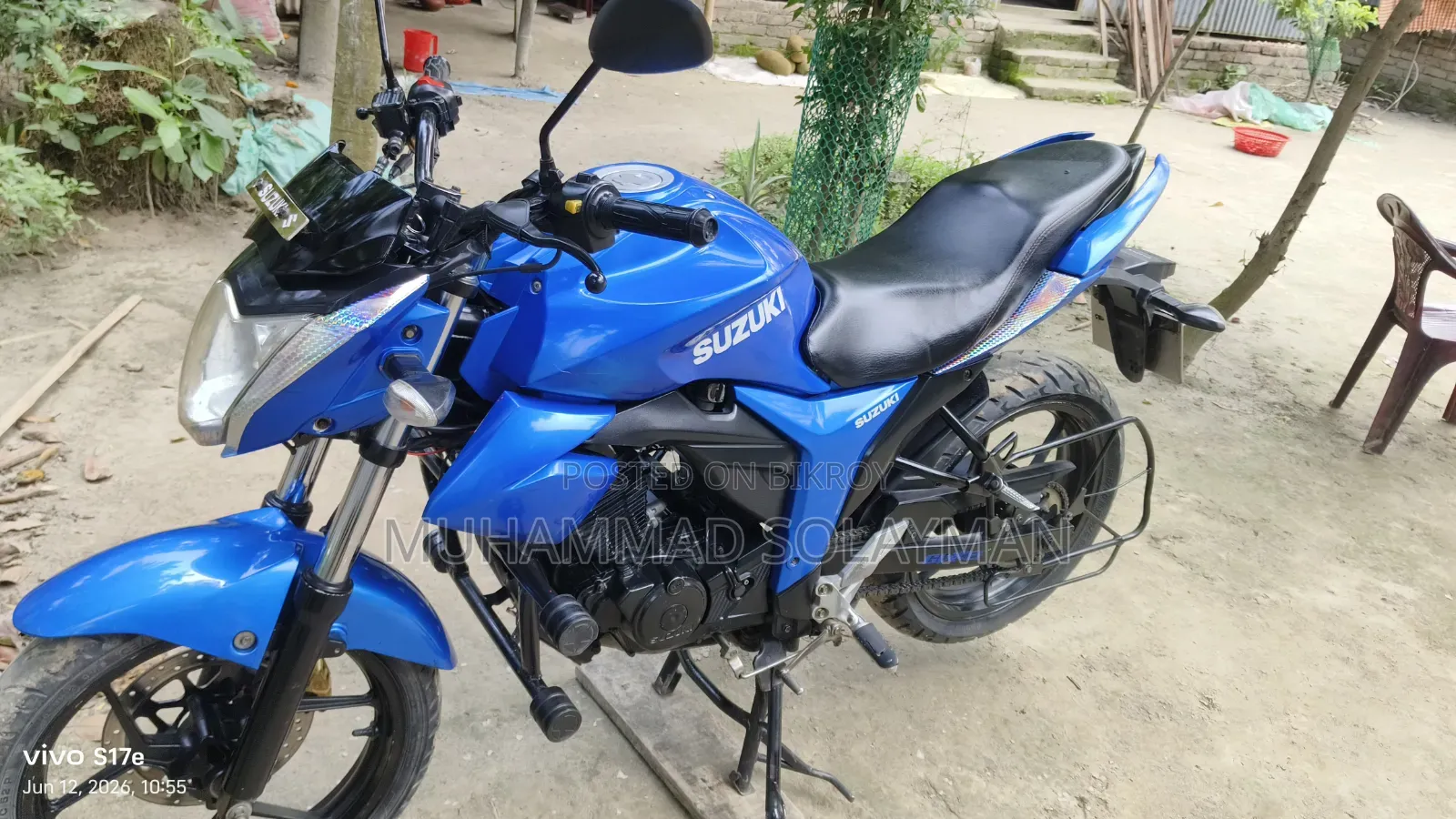 Suzuki Gixxer Monotone 2018 Blue