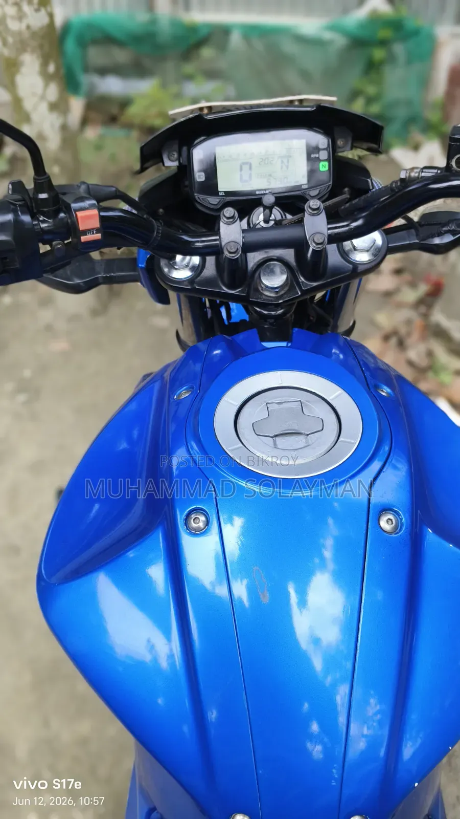 Suzuki Gixxer Monotone 2018 Blue