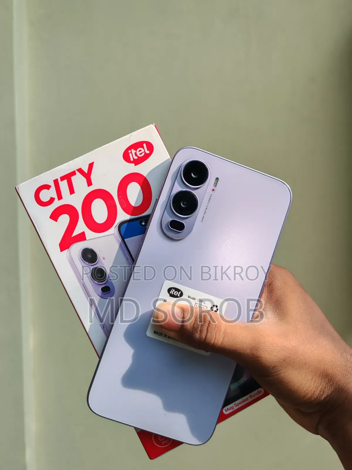 Itel City 200 128 GB White