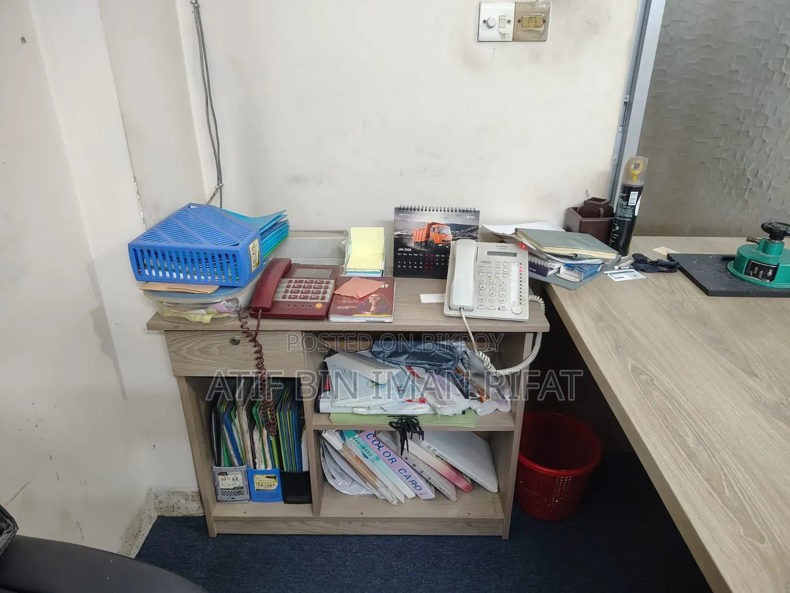 Office Table for Working. Wood Table.