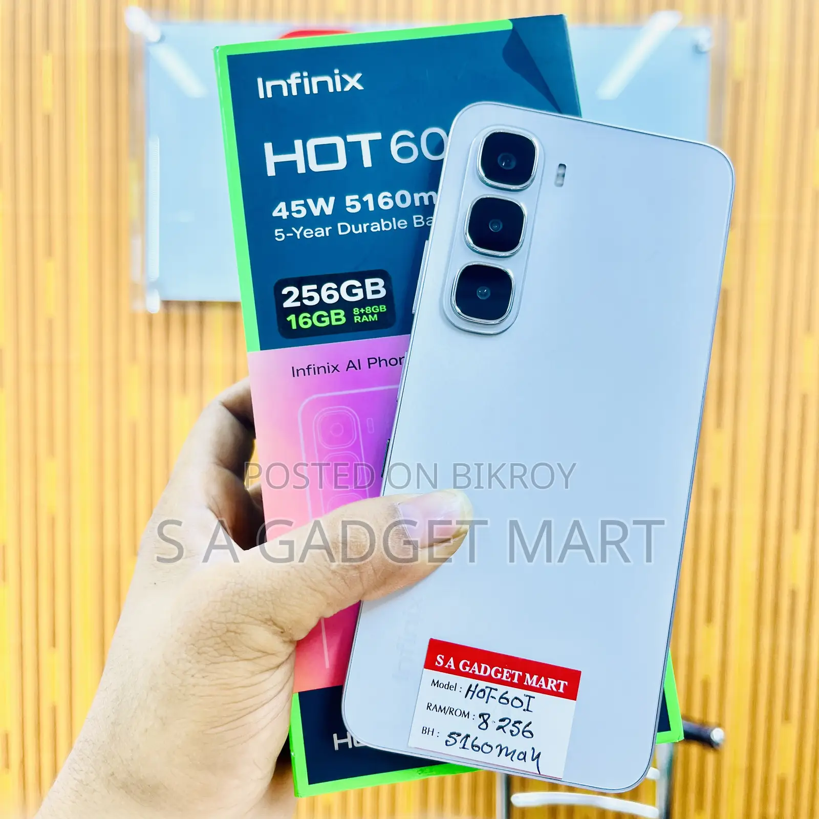 Infinix Hot 60i 256 GB Silver