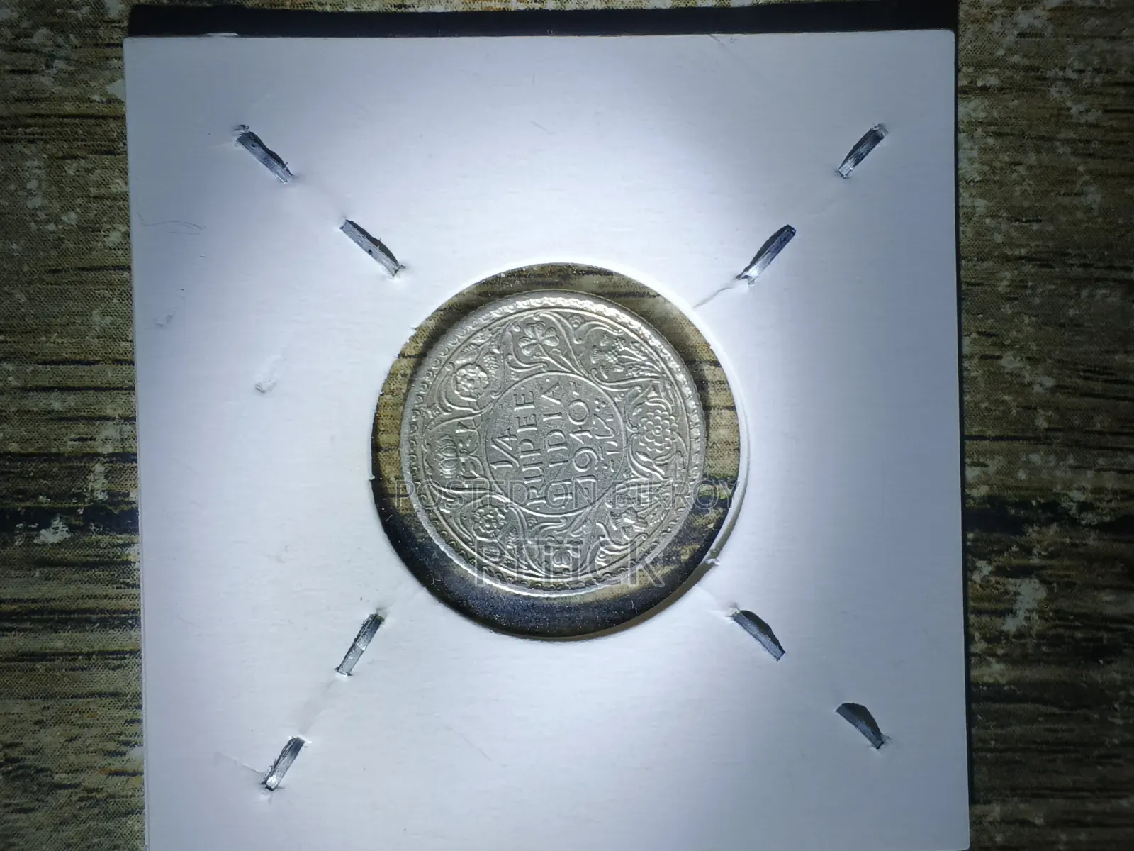George VI 1940 One Quarter Rupee Silver Original Coin