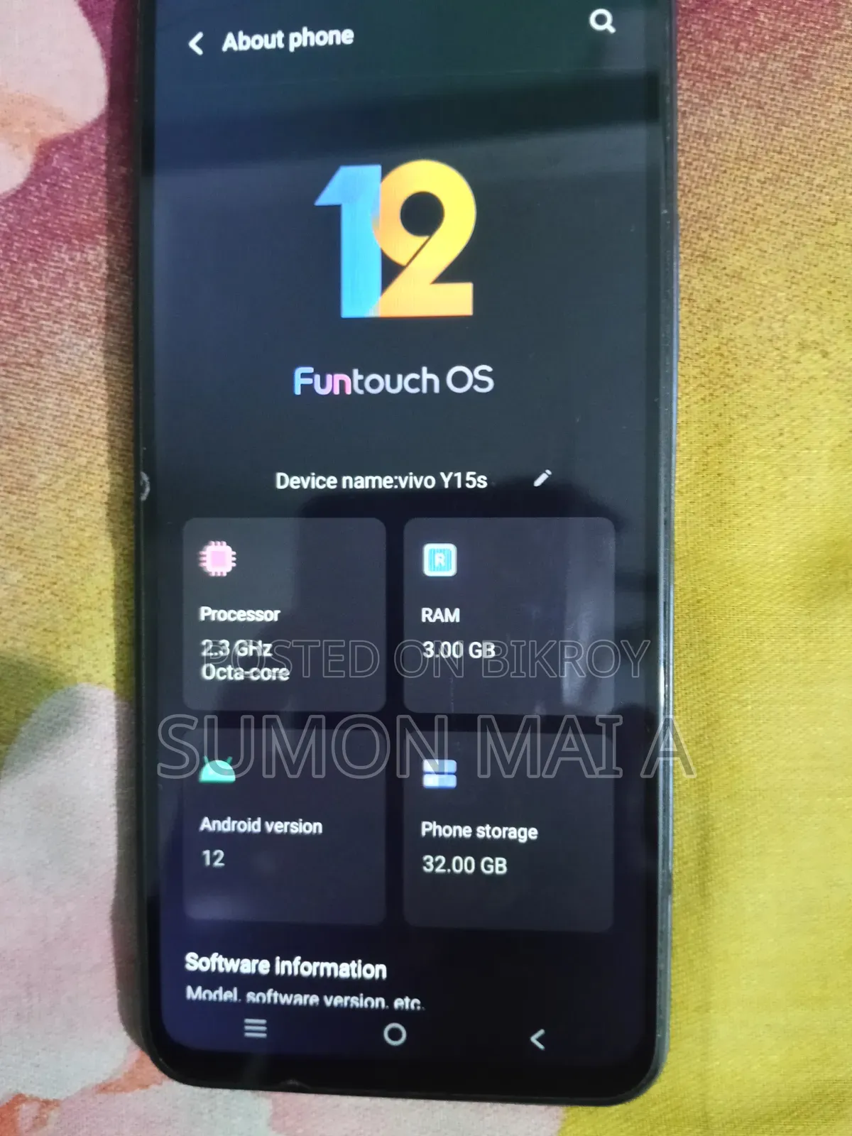 Vivo Y15S 32 GB Blue