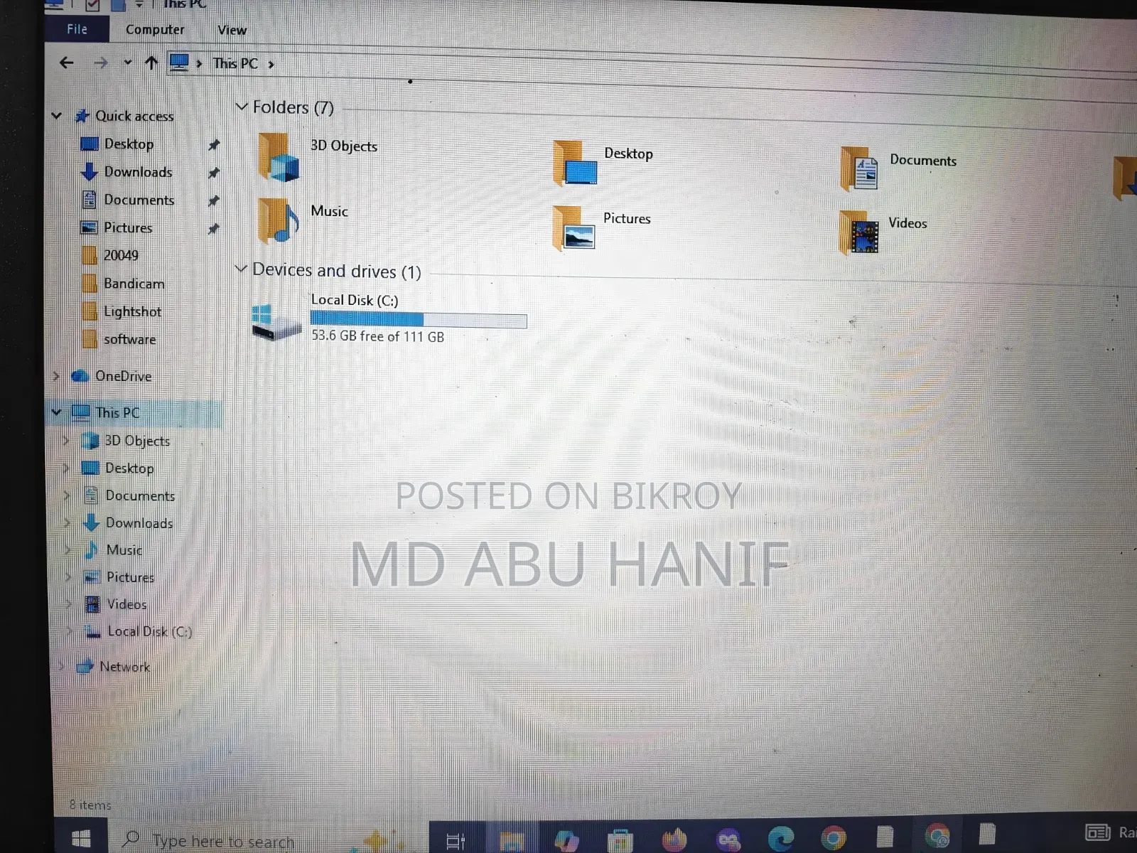 Laptop Lenovo IdeaPad 310 12GB Intel Core i3 SSD 128GB