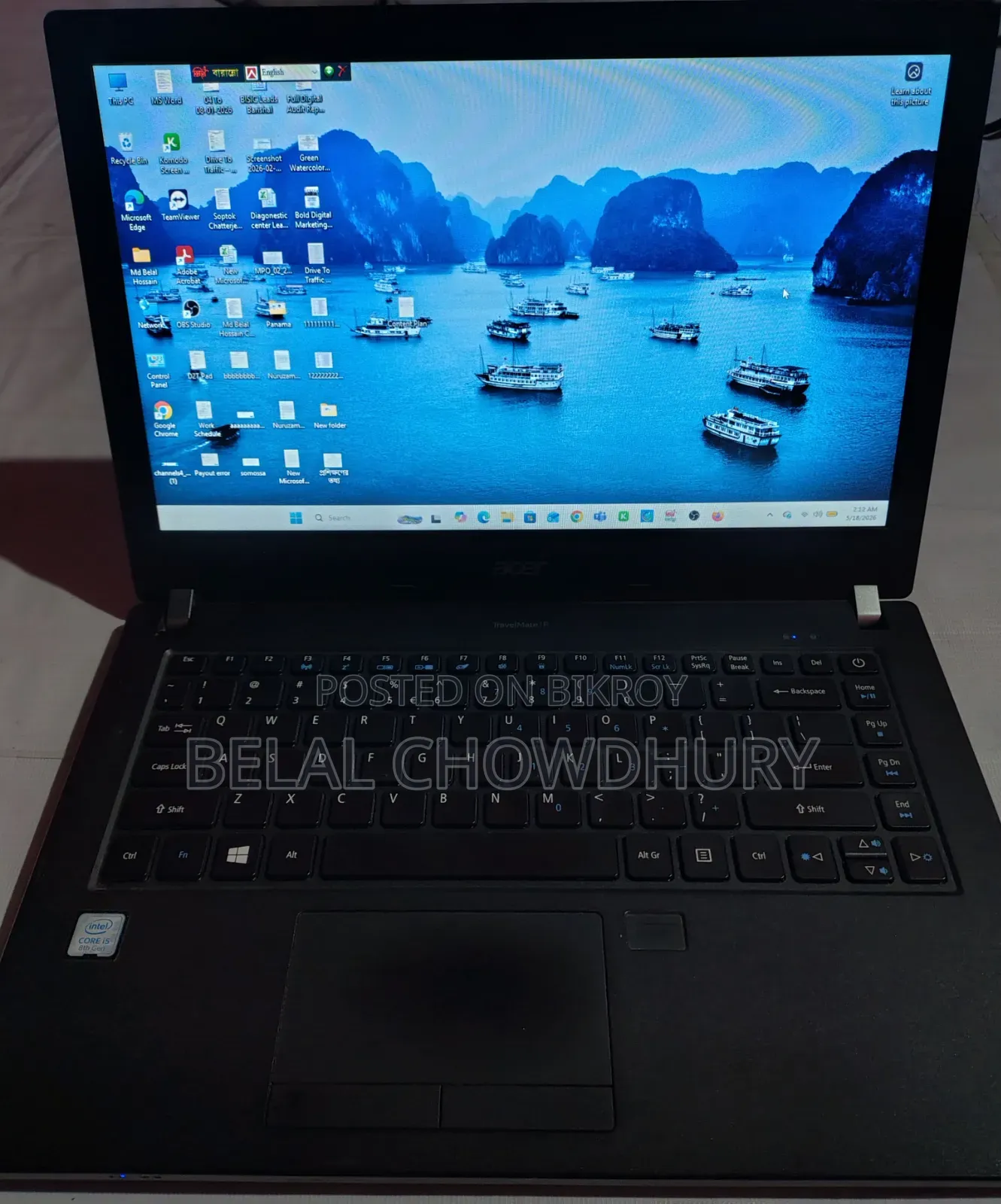 Laptop Acer TravelMate P455 M 8GB Intel Core i5 SSD 256GB