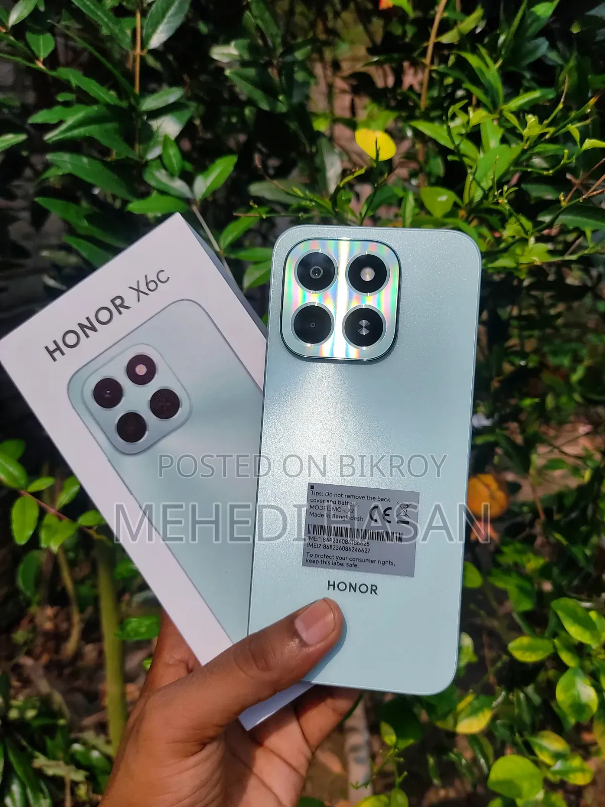 New Honor X6C 128 GB Blue