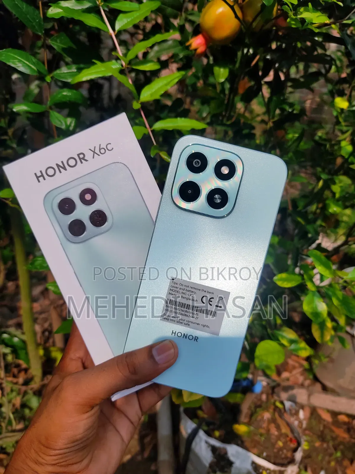New Honor X6C 128 GB Blue