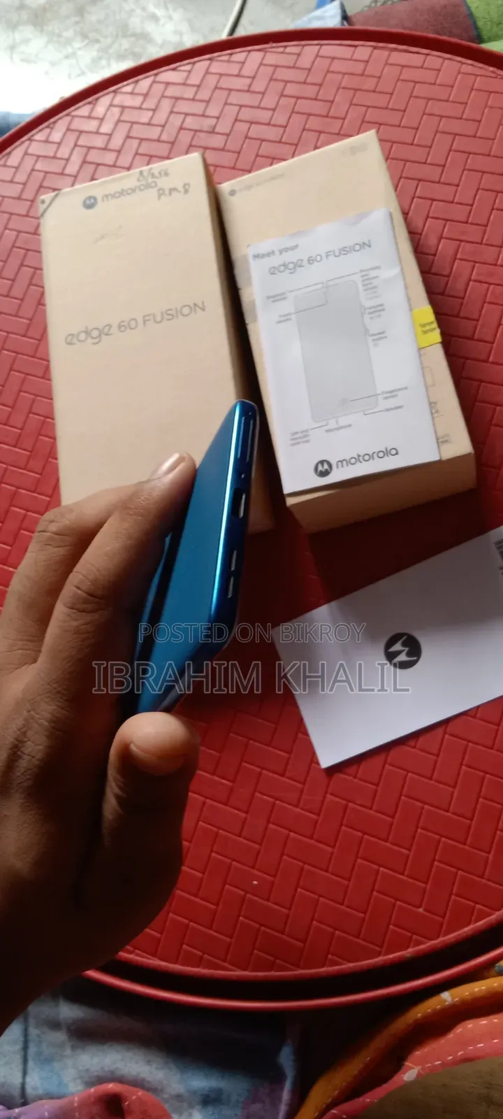 Motorola Edge 60 Fusion 256 GB Blue