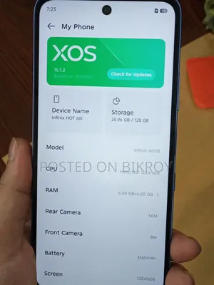 Infinix Hot 60i 128 GB Green