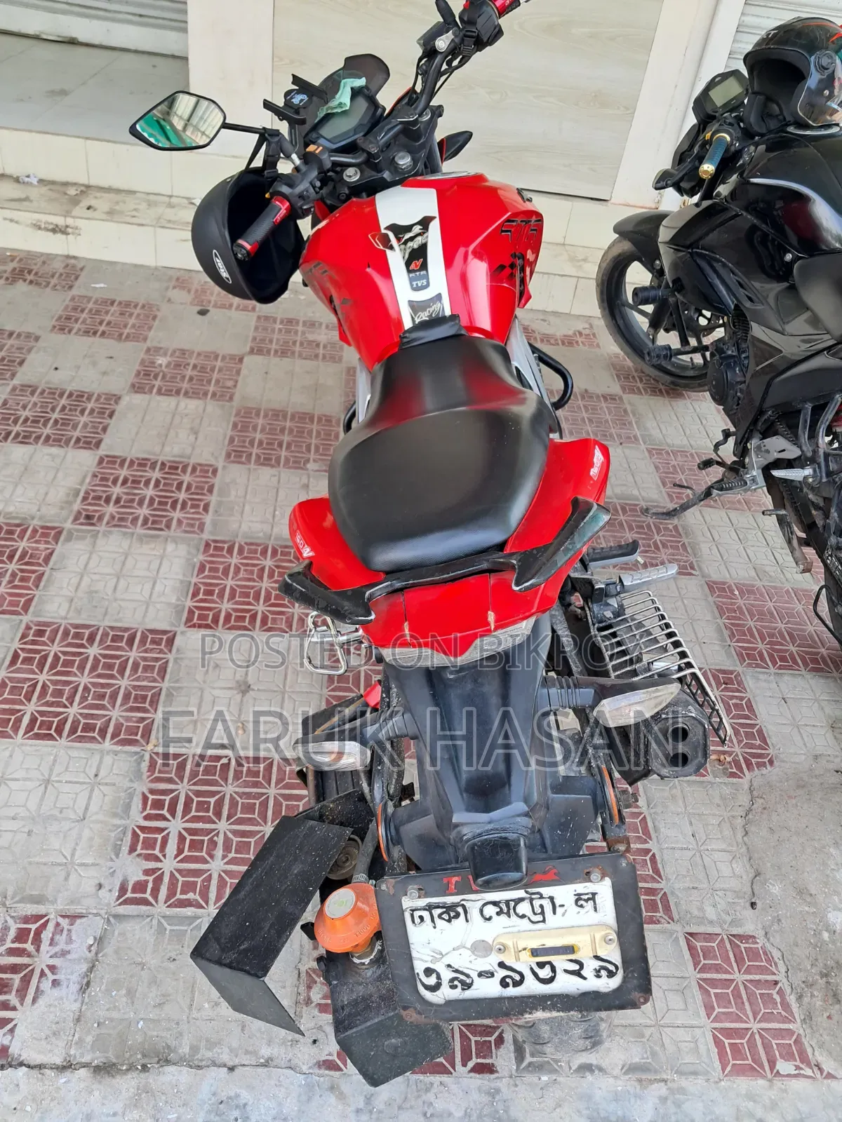 টিভিএস অ্যাপাচি ১৬০ ৪ভি ২০১৯ রেড