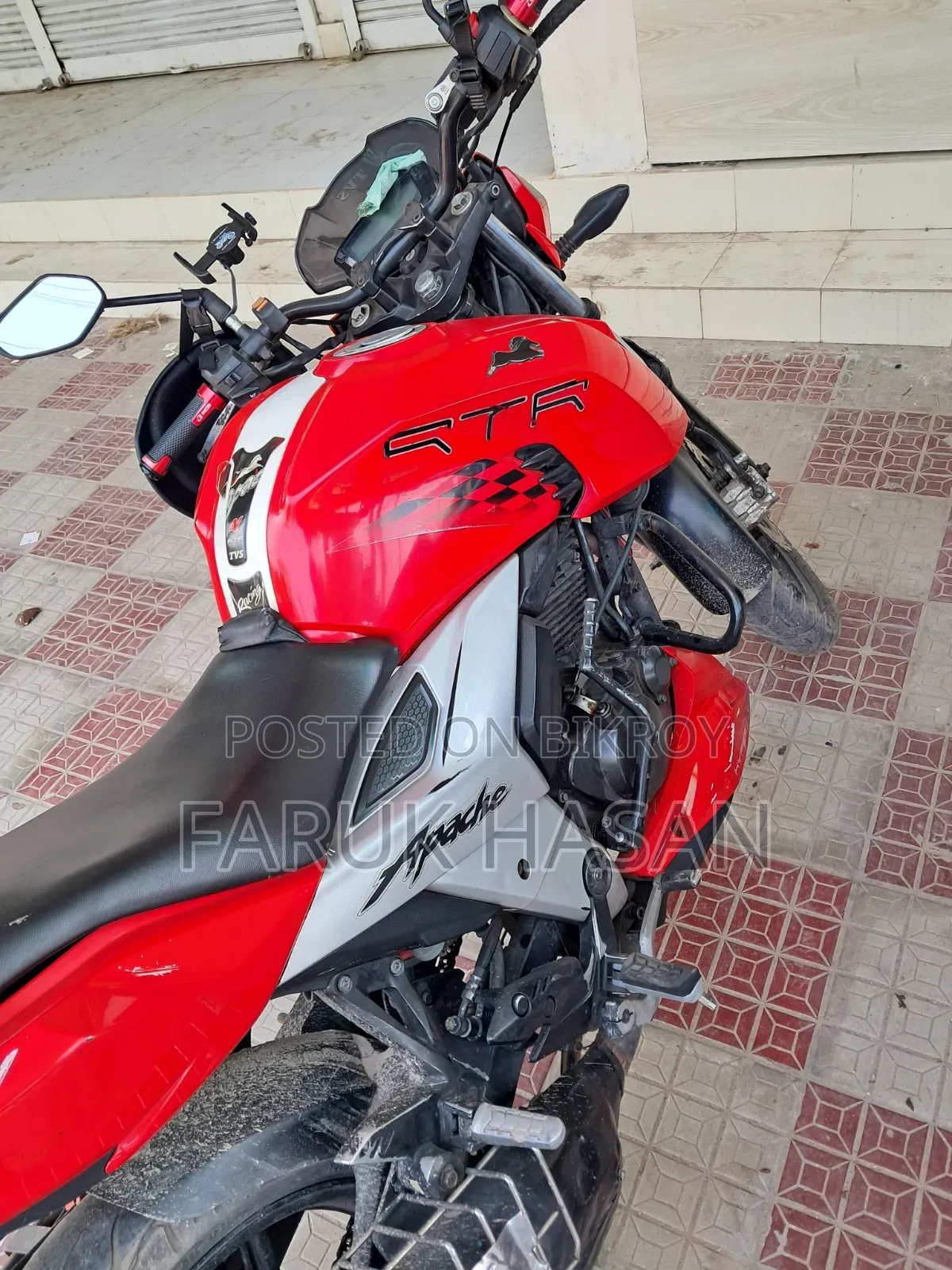 টিভিএস অ্যাপাচি ১৬০ ৪ভি ২০১৯ রেড