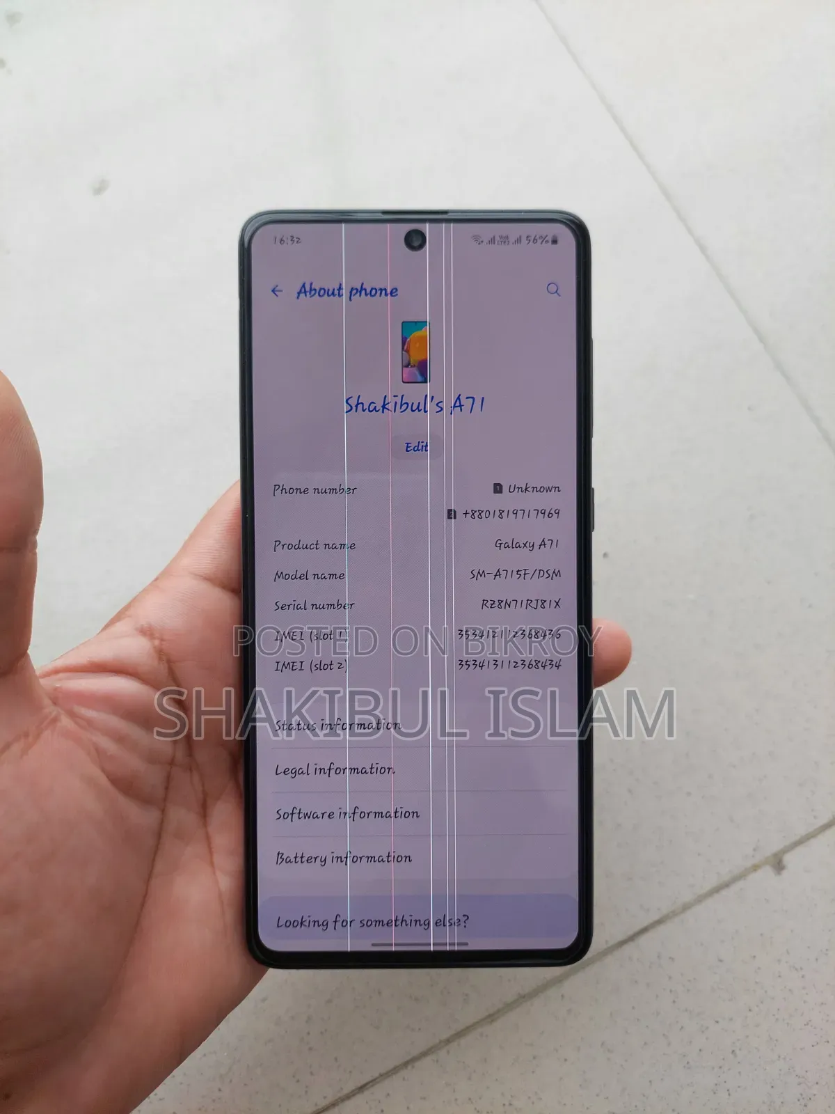 Samsung Galaxy A71 128 GB White