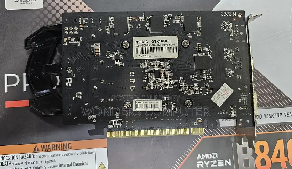 Nvidia Geforce Gtx 1050 Ti 4gb Gddr5 Graphics Card