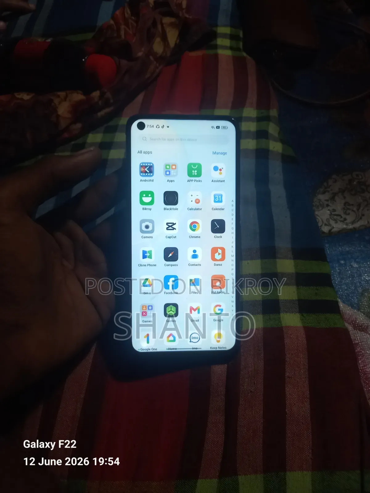 Oppo F19S 128 GB Black