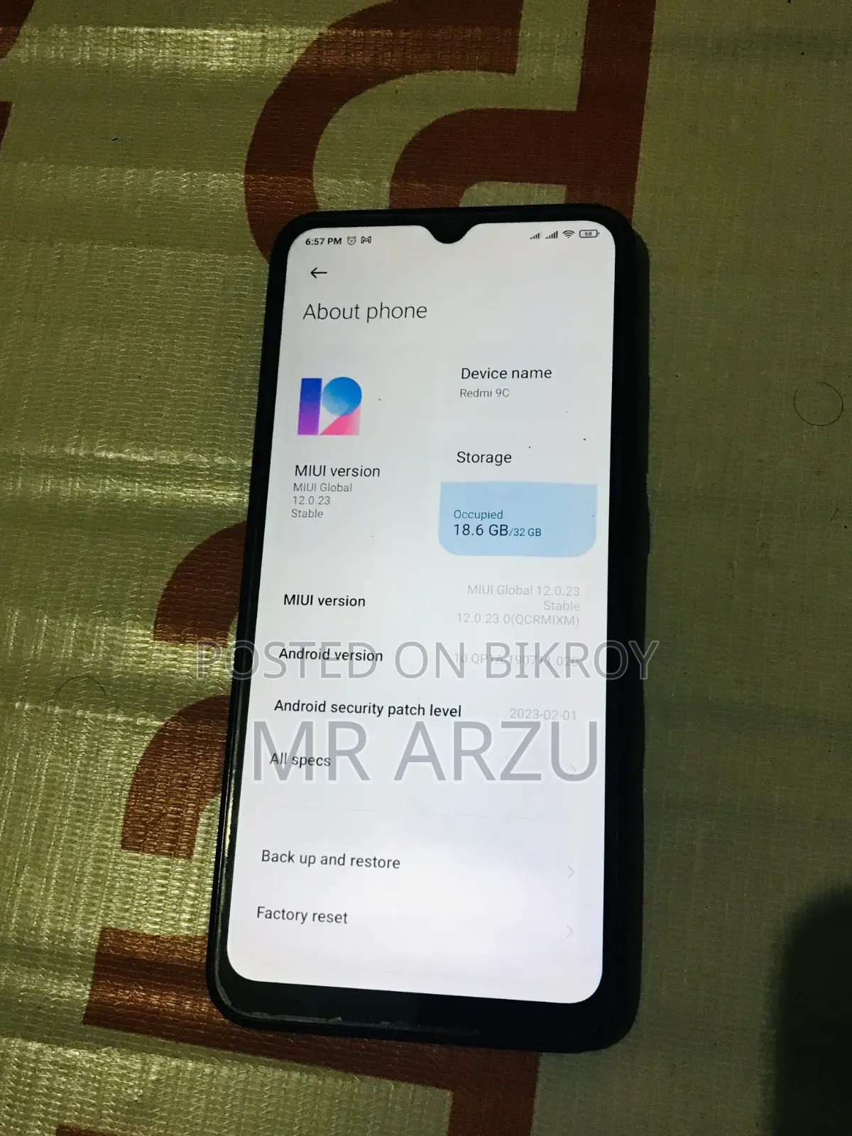 Xiaomi Redmi 9C 32 GB Black