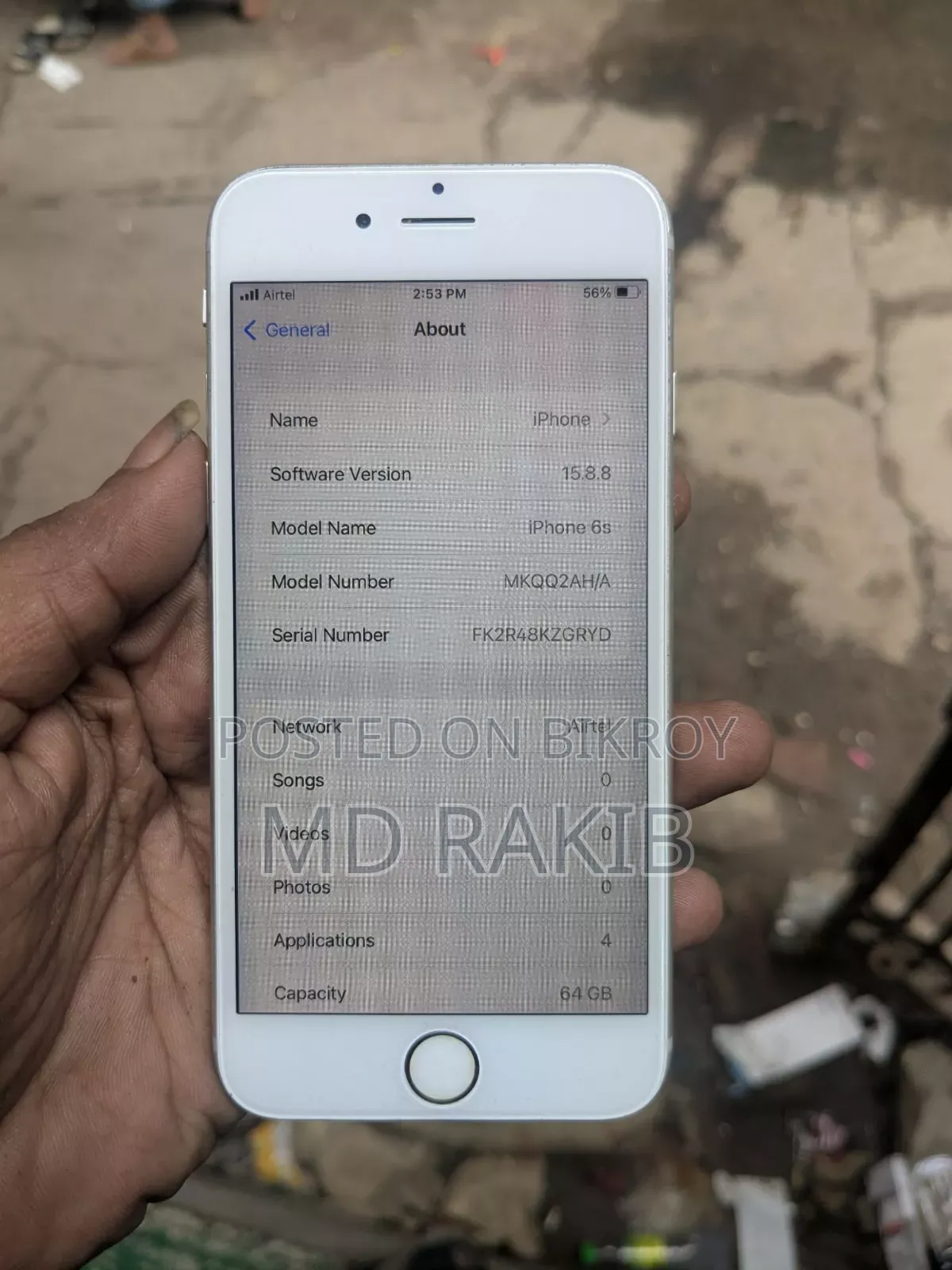 Apple iPhone 6s 64 GB Silver