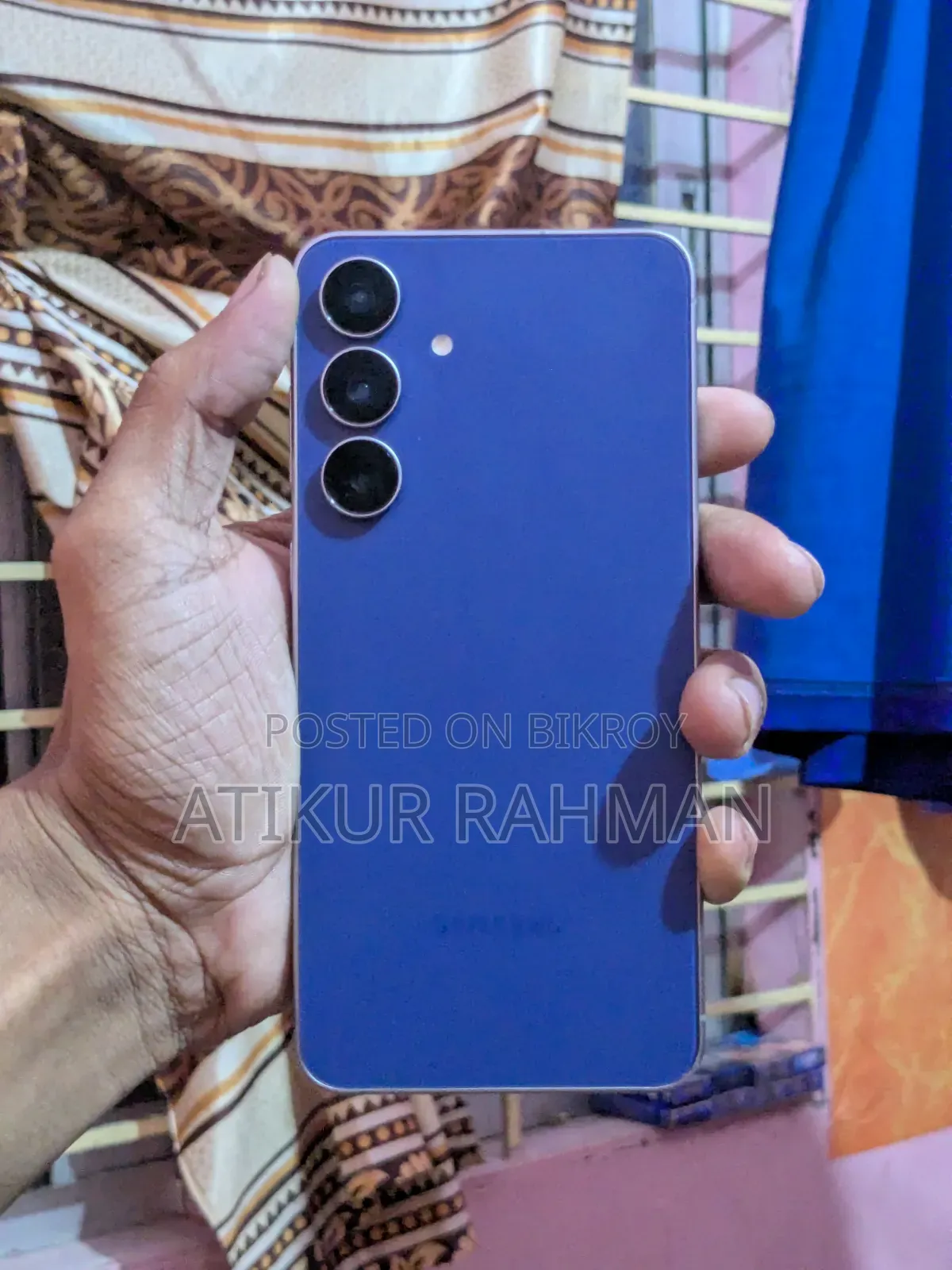 নতুন স্যামসাং গ্যালাক্সি এস২৫ এফই ১২৮ জিবি ব্লু