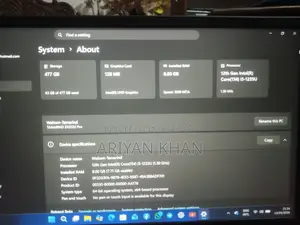 Laptop 8GB Intel Core I5 SSD 512GB