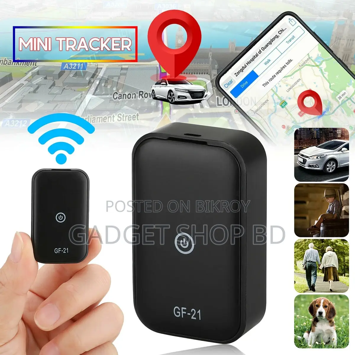 Gf21 Mini Realtime GPS Tracker