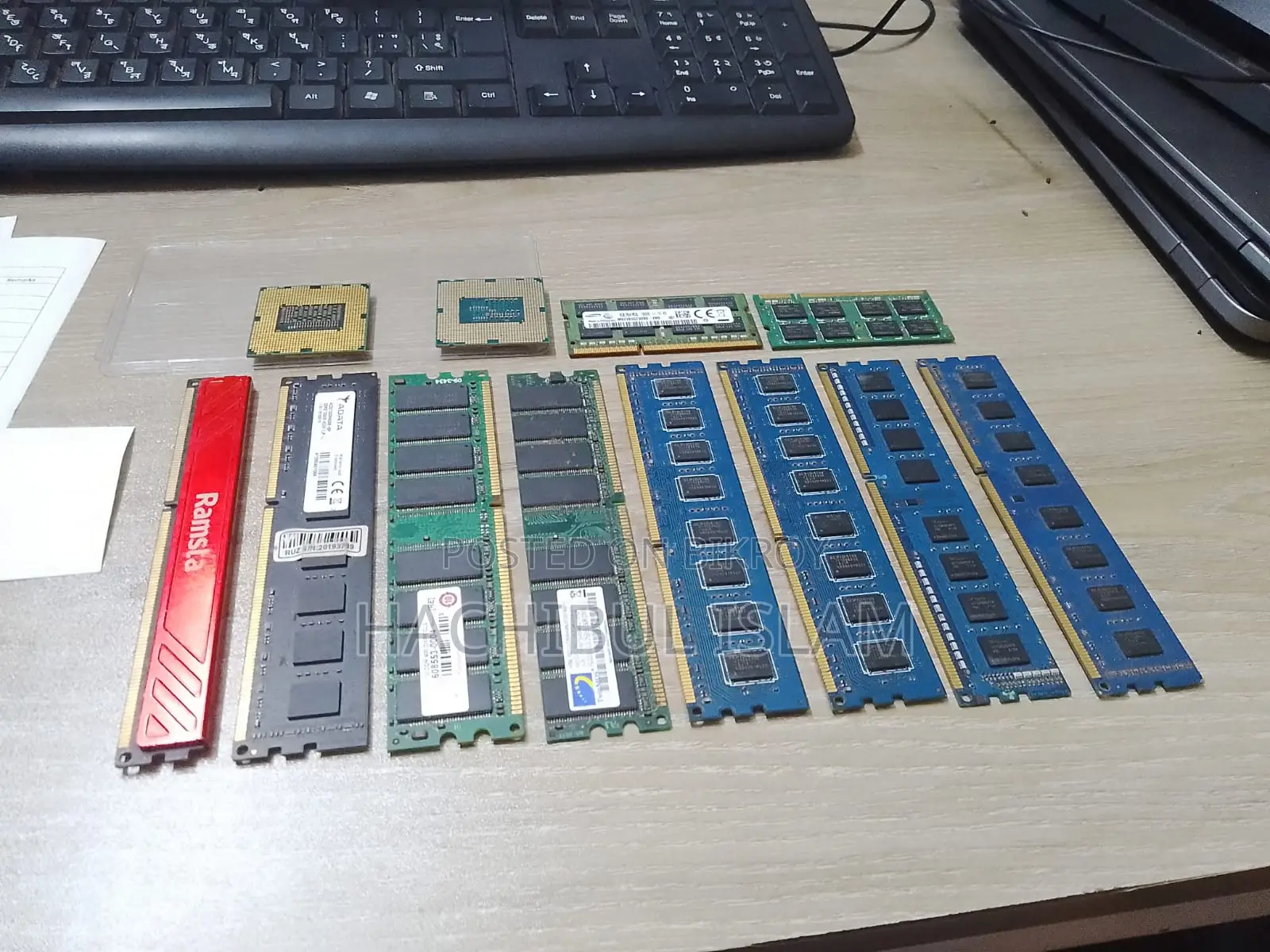 Ddr3- 2gb/4gb/8gb Used Ram From Various Company