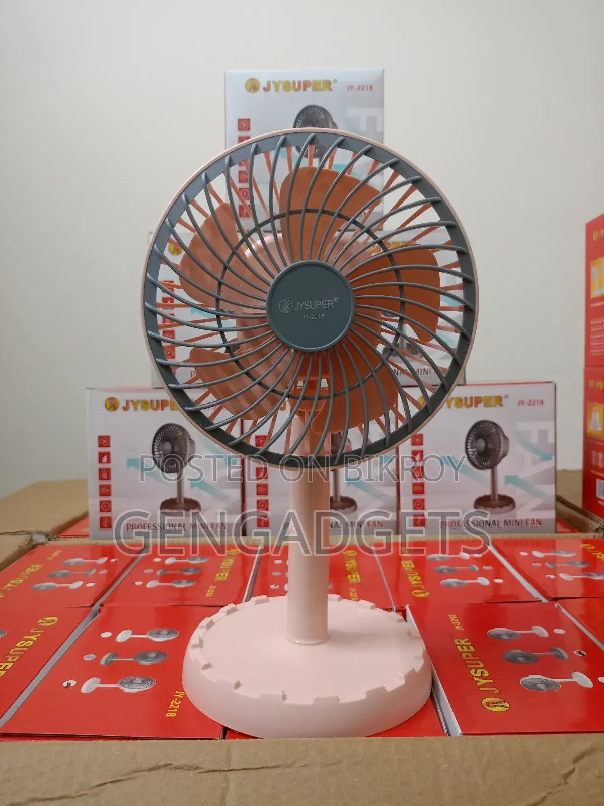 Jysuper JY 2218 Professional Rechargeable Fan