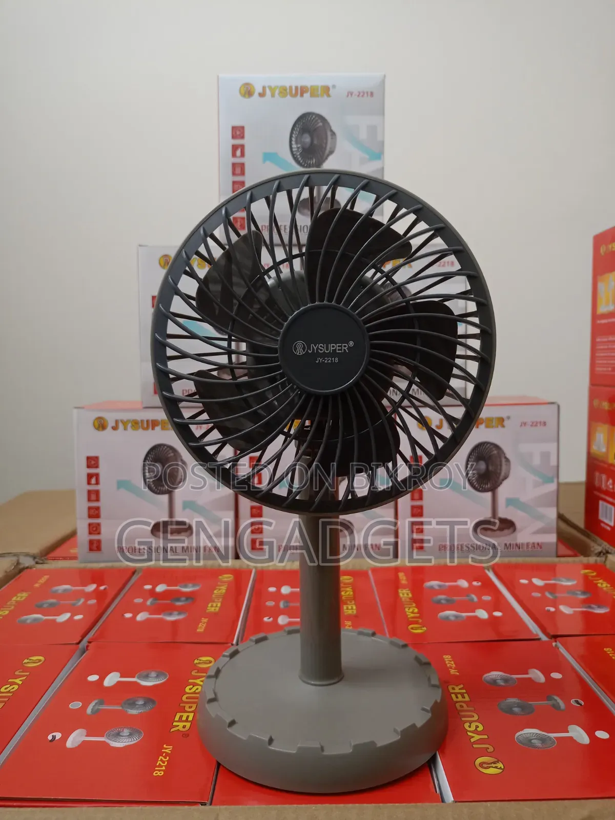 Jysuper JY 2218 Professional Rechargeable Fan